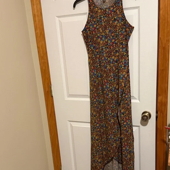 Toad & Co Floral Tank Dress with Multicolor Ditsy Print - XS - Picture 2 of 6